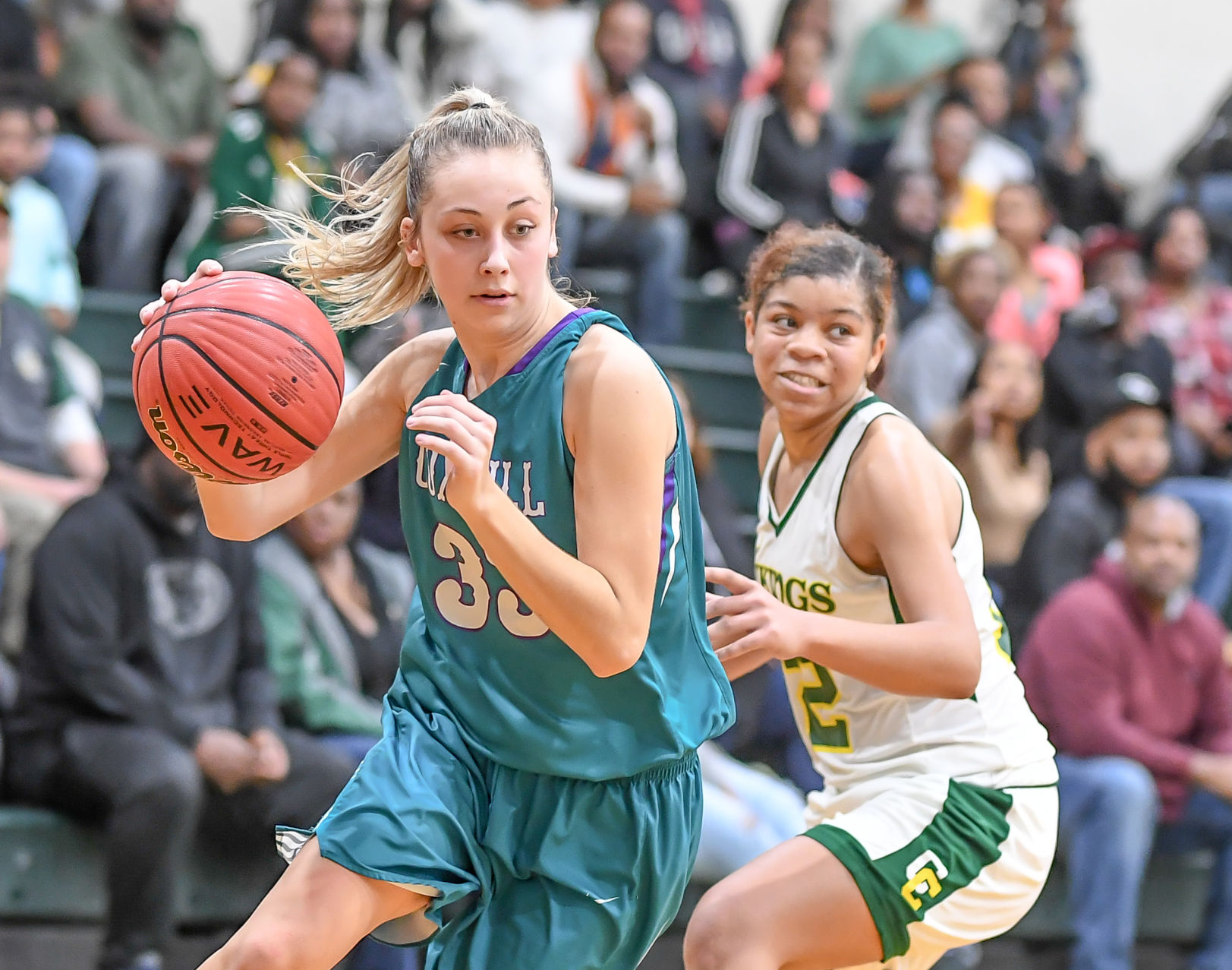Friday night high school basketball action